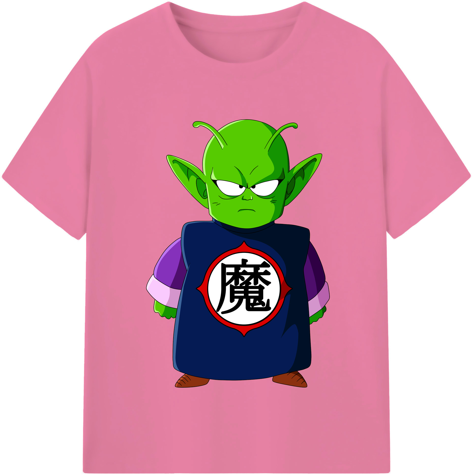 （画像用） ドラゴンボール ピッコロ DRAGON BALL Piccolo 綿100％半袖Tシャツ（フロントプリント）